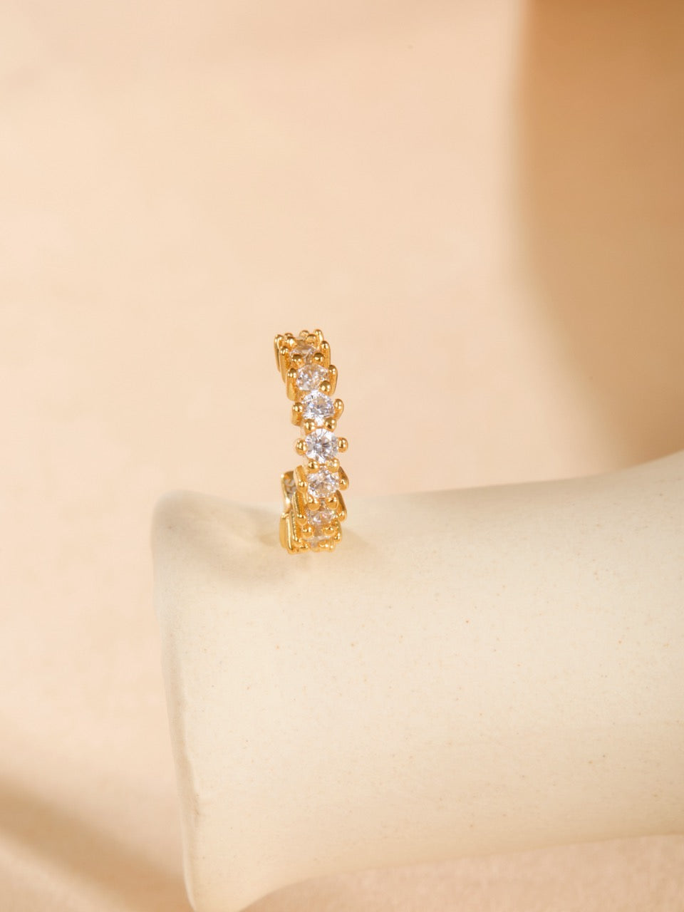 Radiant Sunburst Ear Cuff