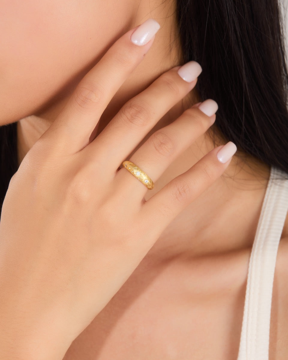 Starry Dome Silver Ring