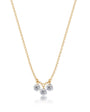 18K Gold Cable Lab Diamond Necklace (IGI)