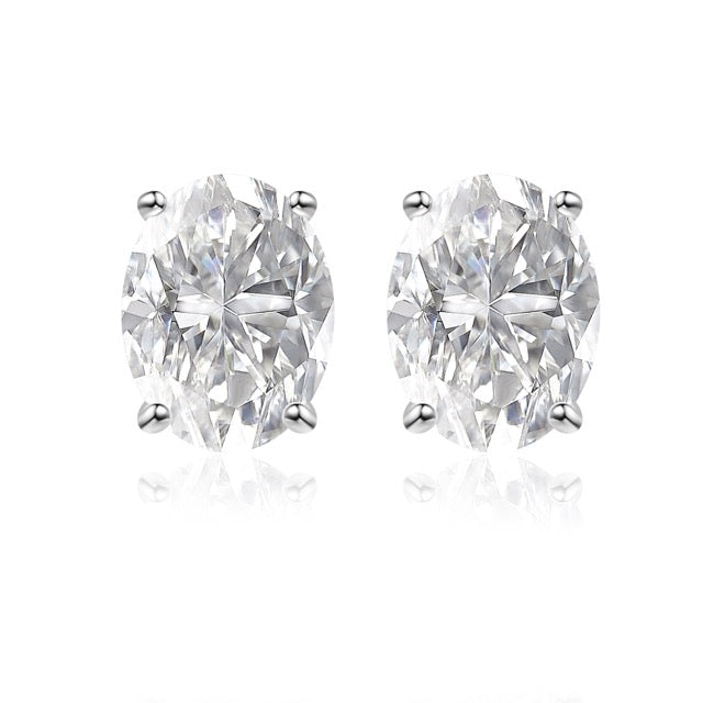 1.6ct Oval Cut Stud