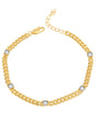 Curb Chain Station Bracelet