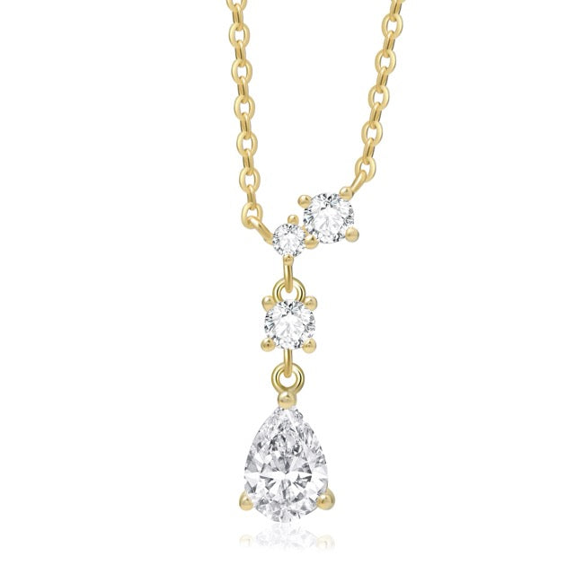 Layered Solitaire Necklace