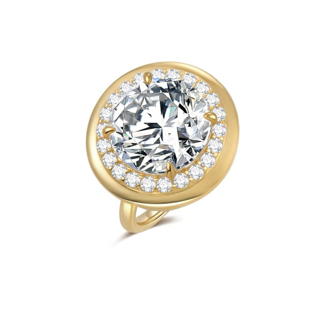 Round Halo Ring