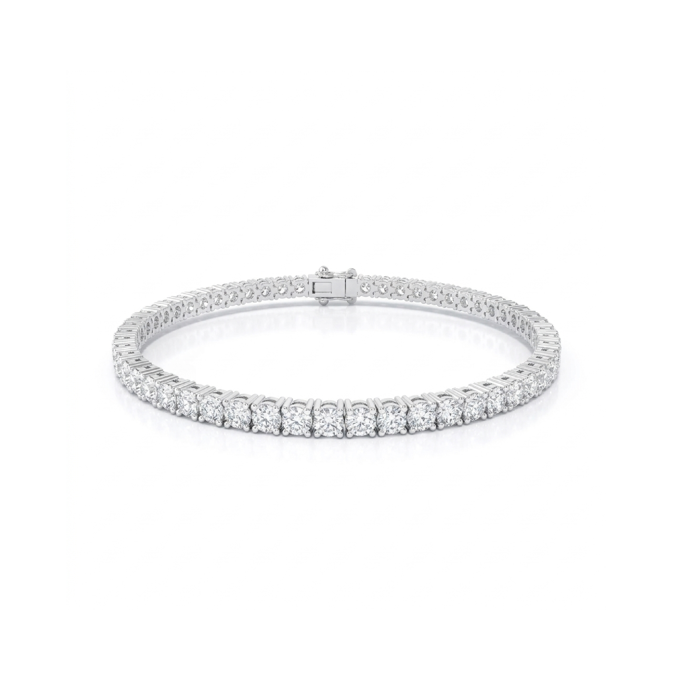 0.10ct Round Stone Tennis Bracelet