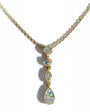 Pear Drop Lariat Necklace