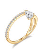 18K Lab Diamond Lumina Drop Ring (IGI)