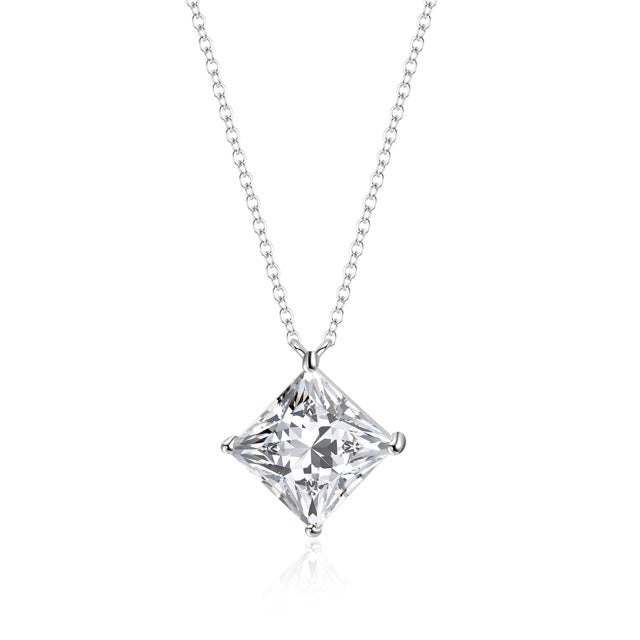 Princess Solitaire Necklace