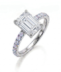 Emerald Diamond Pave Ring (custom)