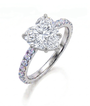 Heart Diamond Pave Ring (custom)