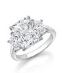 Radiant Cut Three-Stone Ring (custom)
