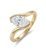 Marquise Diamond Bypass Solitaire Ring (custom)